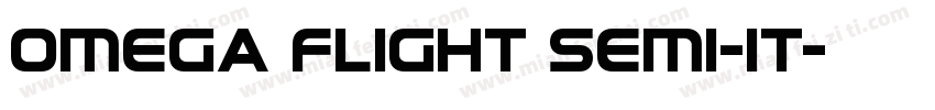 Omega Flight Semi-It字体转换